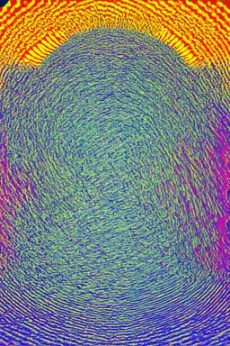 end arc of transformation; neo-surrealistic optical art