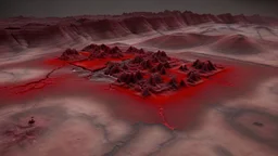 blood red dessert crimson corruption hell wastelands battlemap