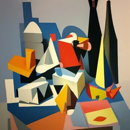 picasso cubism still life blocks