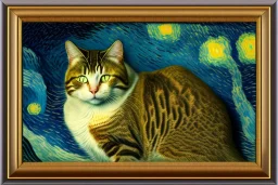 Porträt einer Katze von Van Gogh