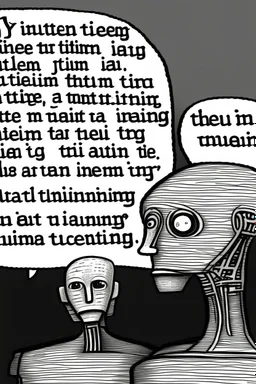 when reading their jargon ‘one often has a curious feeling that one is not watching a live human being but some kind of dummy’