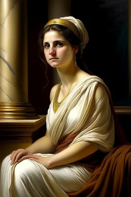 greek woman painting neoclassism traditional