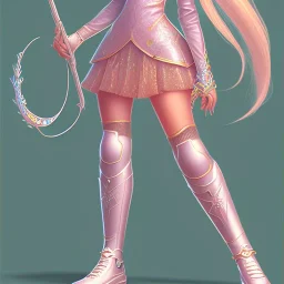 Magical Teen girl in fantasy world