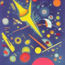 starships in space by kandinsky