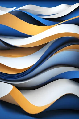 /imagine prompt:3D modern wave curve abstract presentation