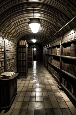 Secret tunnels from a library