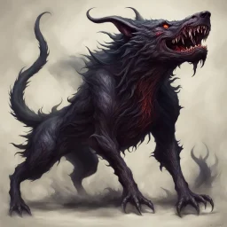 hellhound out of the abyss monstrous