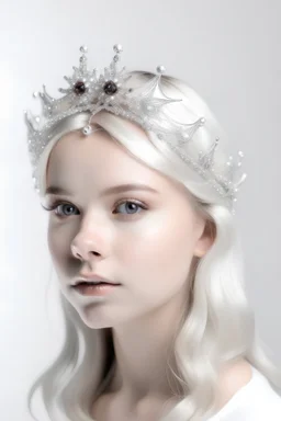 angel woman blone cosmic with crystal tiara