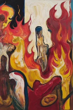 love isn't self-immolating; Art Informel