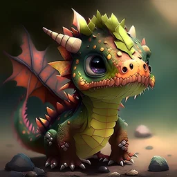 Cute roobt dragon dinasour