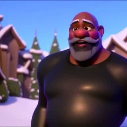 black Santa