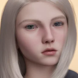 16 years old women, named Gretchen Marie Bernath - light-blonde hair, round blue eyes, medium cold skin tone, defined jawline and cheek bones, full eyebrows, short, curvy, natural, mature, warrior, hard worker, strong, muscular, enduring, cocky, caring, dramatic, confident, looks like a 25 year old