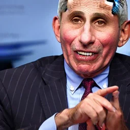 dr. Anthony fauci eating a bat