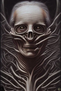 Twin Peaks painted by hr giger