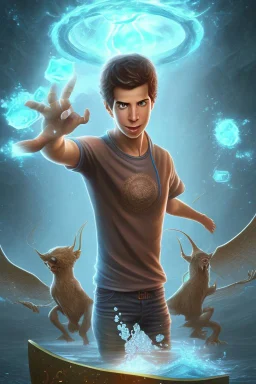 Percy Jackson with water powers