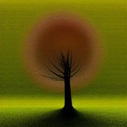 abstract land tree