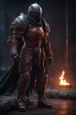 Death Knight. Helmet made of bleeding human flesh. full body shot. Cinematic lighting, Volumetric lighting, Epic composition, Photorealism, Very high detail, Character design, Unreal Engine, Octane render, HDR, Subsurface scattering, fantasy art,