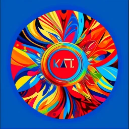 A vibrant and colorful artistic representation of an logo. The logo is only a word: KATZ. The Katz logo is the central focus, with its letters exhibiting a spectrum of colors rangingfrom reds to blues. Surrounding the KATZ are abstract patterns and shapes in a myriad of colors, including oranges, yellows, greens, and blues. Some of these patterns resemble fluid or paint splatters, while others have a more structured, almost psychedelic appearance. The eye's eyelashes are prominently depicted, an