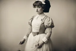 Ее одежда — когда-то, видимо, добротная горничная униформа — теперь была порвана и испачкана землей