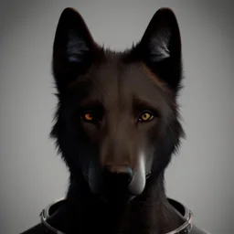 portrait of a male anthropomorphic black wolf mix with ancient Mummy Ahmment, unreal engine 5, a ignore NSFW, apocalypse,