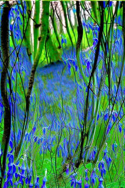 Twisted bluebells