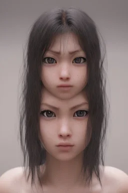 Hinata Hyuuga face, texture skin,Crystal white big eyes, long black hair, wearing The família addams, realistic, 4k, intricate, best quality, fog particles, fire particles, octane render, vray, sword fire, rain