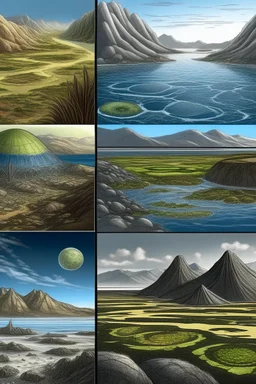 earths cambrian periode lanscapes