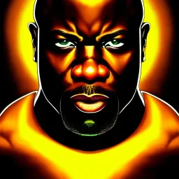 ultra detailed portrait of Luke Cage , extremely detailed digital painting, extremely detailed face,crystal clear eyes, in the style of robert e howard and pablo oliveira and Ken Kelley and Keith Parkinson ,mystical colors,perfectly centered image, perfect composition, rim light, beautiful lighting,8k, stunning scene, raytracing