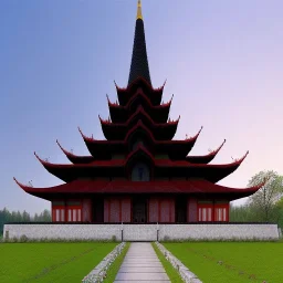 Viking style Buddhist church