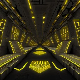 punk city, yellow-black color scheme, 8k resolution, dynamic lighting, reflective surfaces