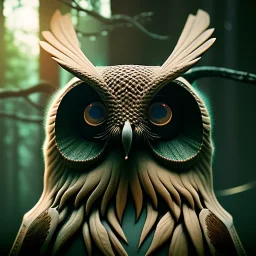 intricate details, realistic, octane, unreal engine, portrait, natural lighting,zoomed out + portrait, volumetric lighting, extreme detail, Photorealism, High detail, Hyper realistic Owl in forest, macro lens blur,abstract paint, sharp focus, 85mm, polaroid, cinematic