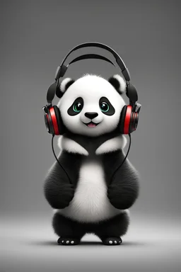 Title: "DEEMU: The Chibi Panda Riddim" Description: In a world where music and magic intertwine, there exists a tiny yet mighty panda known as DEEMU. With its fluffy fur and endearing round eyes, DEEMU embodies the essence of cuteness and charm. Standing atop a vibrant speaker, DEEMU holds a pair of oversized headphones, ready to unleash its tearout dubstep riddim upon the world. DEEMU's fur is a delightful blend of black and white, with hints of pastel colors peeking through, reminiscent of t