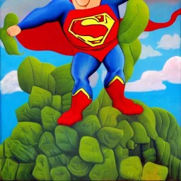 superman tardigrade by henri rousseau and dr seuss