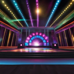 nice disco stage