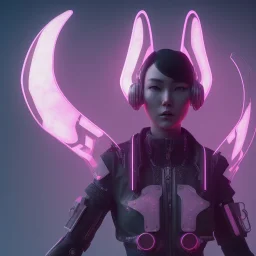 Front avatar image, rabbit mask, cyberpunk Asian woman, black pink color, highly detailed, concept art, smooth, unreal engine 5, god rays, ray tracing, RTX, lumen lighting, ultra detail, volumetric lighting, 3d, finely drawn, high definition, high resolution.