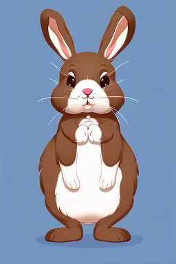 Cute animation bunny