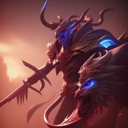  clean artwork of Aatrox,league of legends , soft lighting, high definition, unreal 5,portrait