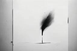 Minimalist ink pencil and charcoal drawing of a40 year old digital artist