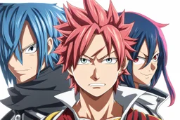 Natsu in 8k 2D fairy tail drawing style, fairy tail costum, close picture, fire, fantasy, neon, highly detailed, high details, detailed portrait, masterpiece,ultra detailed, ultra quality