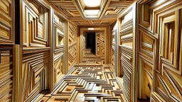 trompe l'oeil anamorphism octadimensional hyperspatial labyrinth