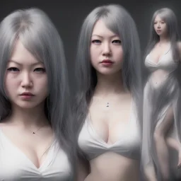 hitomi tanaka, full body, dress white, long black hair, vilage, realistic, intriacte detail, sci-fi fantasy style, volumetric lighting, particales,highly detailed,cinamatic, deep colours,8k