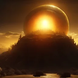 hyperrealistic powerful kingdom of the sun