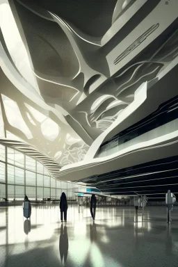 Ultra modern futuristic design of Airports