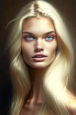 Blonde model