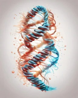 hair DNA vector illustration