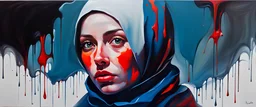 Expersive Painting. NICOLAS URIBE Hijab