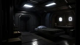 star wars, imperial sleeping quarters, dark lighting