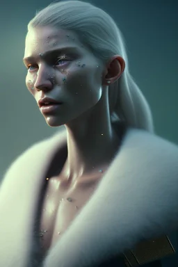 russel crowe as a woman, unreal 5, octane render, cinema4d, dynamic lighting, soft lighting, 4k, redshift render, highly detailed, hyper realistic