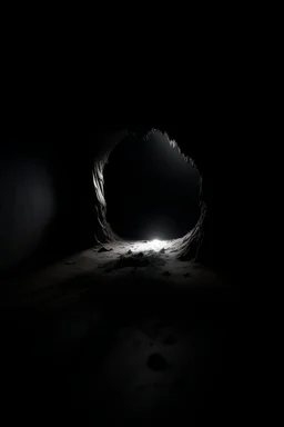 hole in a dark room