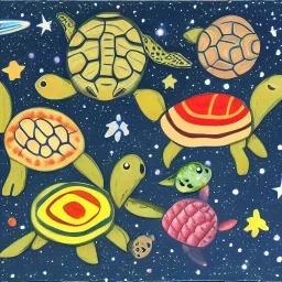 The Turtle and the Eight Planets